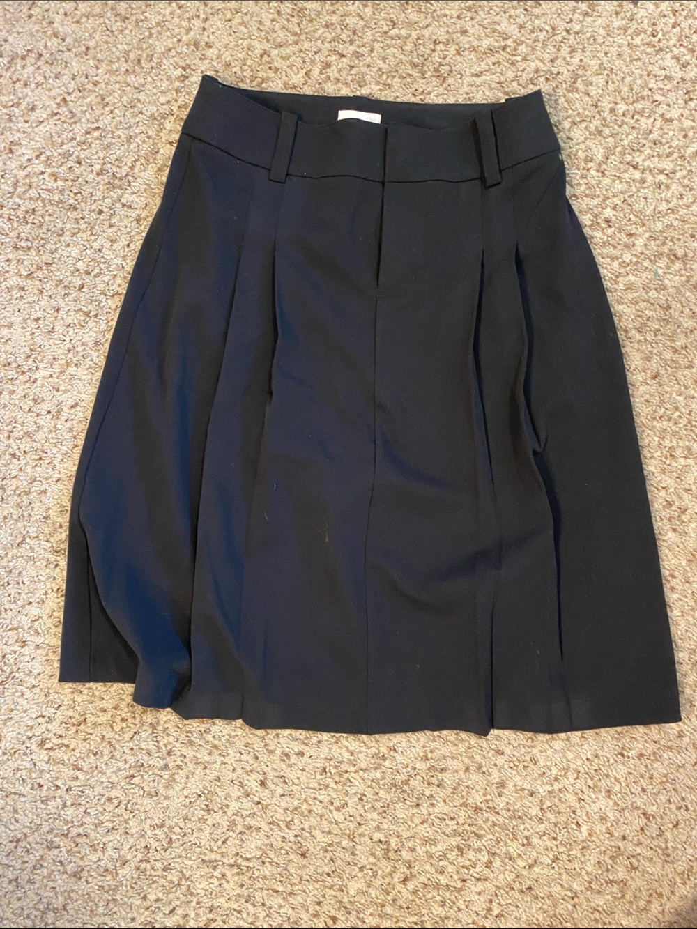 Sunday Best Black Midi Pleated Skirt